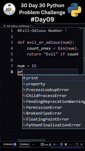 Day 9: How To Solve Evil-Odious numbers Problem | 30 Days of Code