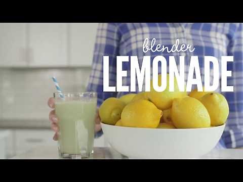 How to Make Blender Lemonade | Easy Homemade Lemonade Recipe