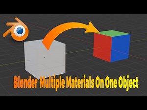 Blender Multiple Materials On One Object