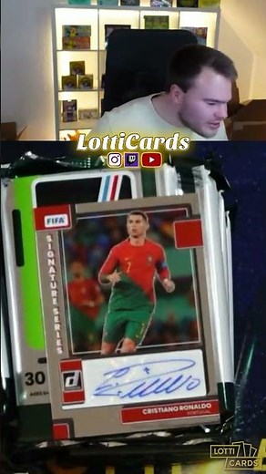 Donruss Soccer CR7🇵🇹 Autogramm😱❤️ #cr7 #cristianoronaldo #alnassr #viral #fyp #foryou #shorts