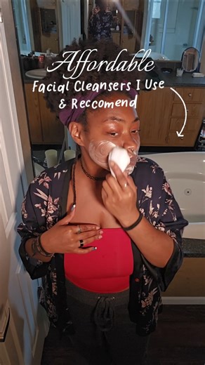 ✅️ Affordable Facial Cleansers I Use & Reccomend‼️ #skincare #selfcare