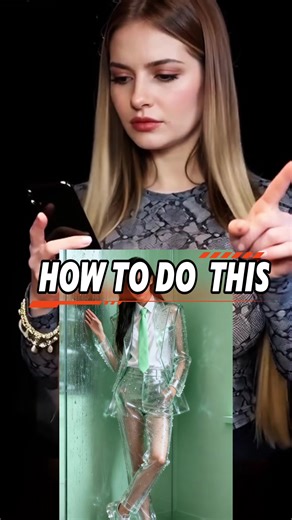 How to take futuristic transparent suit photos, and how these see-through looks are made with AI.#dola #ai #suit