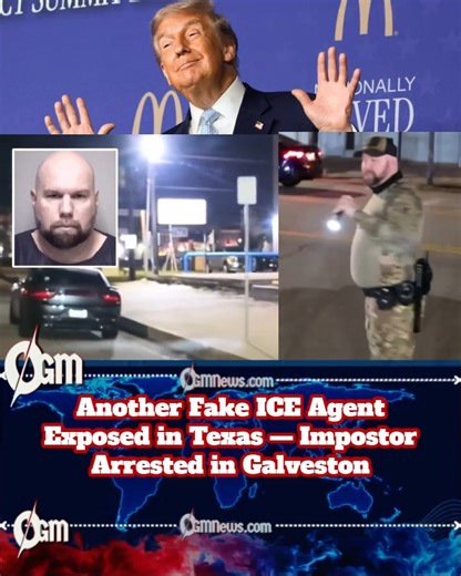 78K views · 1.7K reactions | Texas Man Plays Fake ICE Agent, Ends Up in Real Jail Joshua Warner thought impersonating ICE in Galveston would make him look important. Spoiler: it didn’t. Livestream viewers noticed his sketchy uniform and flashlight antics — and things quickly escalated. Police confirmed his badge and ID were fake, and Warner was arrested at home. Lesson learned: cosplay is fun, crime isn’t. #FakeICE #GalvestonDrama #CopFail | OGM News | Facebook