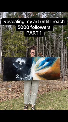 55 reactions · 25 comments | From Darkness Into Light I walked through shadow, silent and unseen, carrying weight I couldn’t name. But even in the dark, light waited — not loud, but steady. And it found me already halfway home. #fromdarknesstolight #faithart #artthatspeaks #christianartist #painting #artwork | Alisha Nicholson | Facebook