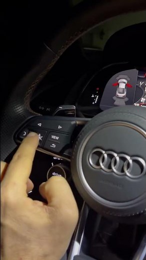 Audi R8 v10+ Reset tpms light check tire pressures mmi steering wheel controls menu settings how to