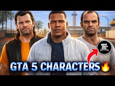 GTA 5 Skin Pack Mod Download for GTA San Andreas Android 😱 | Michael, Franklin & Trevor 🔥