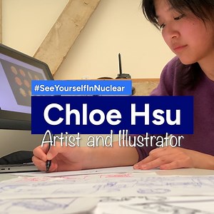 Meet Chloe Hsu 👋. She uses her art skills to make complex topics like nuclear energy more accessible to young kids through animations and comic books! Learn more: https://bit.ly/3YnxXxK #SeeYourselfInNuclear #NuclearEnergy | U.S. Department of Energy Office of Nuclear Energy