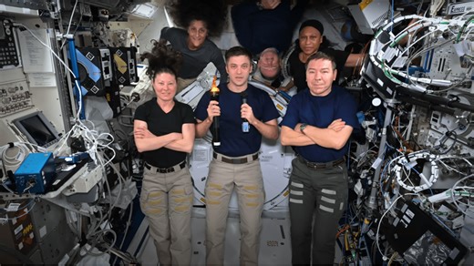 NASA astronauts host their own Games to celebrate the Paris Olympics