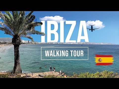 IBIZA Walking Tour | Playa Den Bossa Walking Tour Day and Night