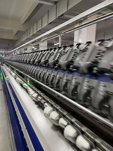 Ne 30/1 100% Compact Combed Cotton Yarn for Knitting Uster 10