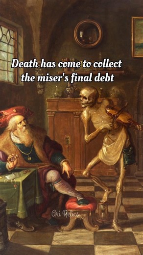 Death and the Miser (c. 1635) #arthistory #artfacts
