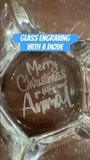 Glass Engraving Steps with Diode Laser Technology