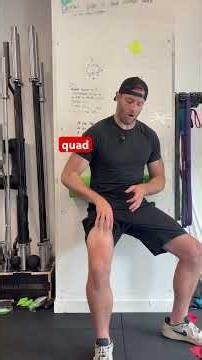 Wall Supported Fencer Squat Iso on Foam Roller