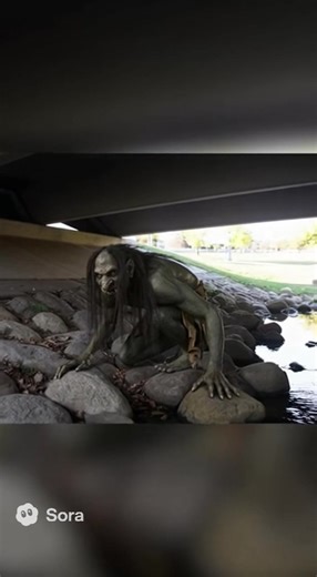 They found a TROLL under the bridge at Rahilly Park!!! #explorepage #exploremore #explore #Halloween #halloweenfun | Namik Ozkurt