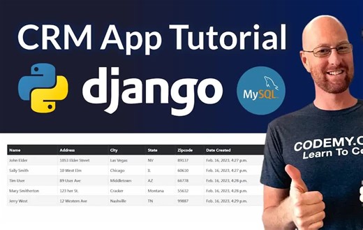 Django 项目 – 编写 CRM 应用程序教程