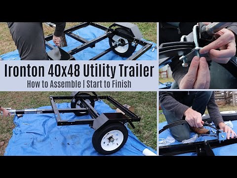 How To Assemble | Northern Tool Ironton 40 x 48 Steel Utility Trailer