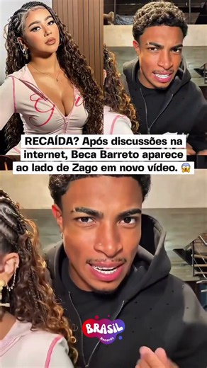 ZAGO APPEARS WITH BECA BARRETO 😱😳 #brasilrecords #zago #becabarreto
