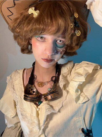 🐴 #cosplay #makeup #occosplay #originalcharacter #steampunk #oc #fyp #viral