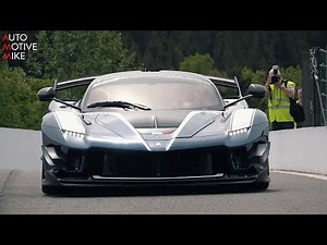 NEW Ferrari FXX K EVO SOUND - Start Up, Accelerations & Downshifts at Spa-Francorchamps