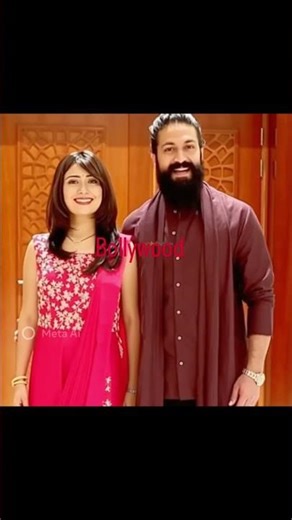 Yash and Radhika Pandit #ai#trending #tollywood #viral