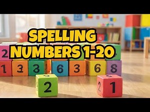 Number Words || Spelling || Learn the number words || 1- 20 || Lesson for kids