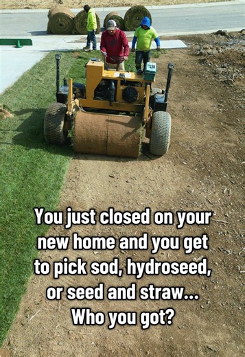 Sod vs. Hydroseed vs. Seed & Straw: Which is Best for Your New Home?