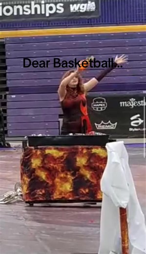 Marching Band Captain's 'Dear Basketball' Moment