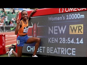 Beatrice Chebet (28:54.14) Smashes 10,000m World Record to Win Kenyan Olympic Trials at Pre Classic