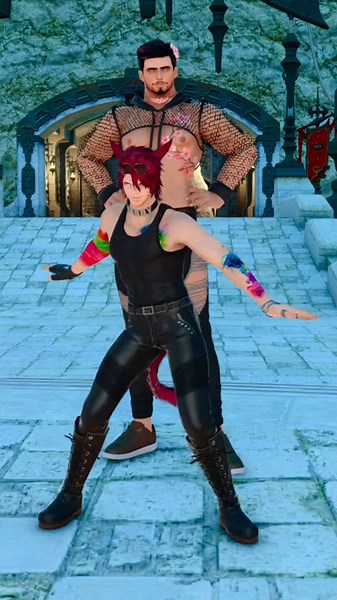 Hilarious FFXIV Choking Dance Meme Compilation