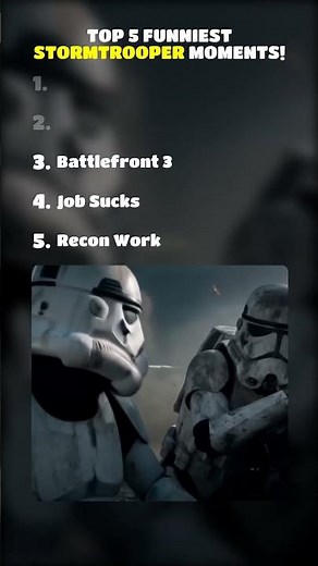 Top 5 funniest stormtrooper moments! 🤣 #shorts #starwars