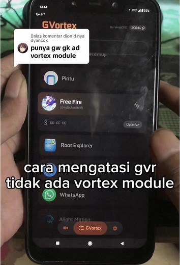 Tutorial Vortex Module GVR Non-Root: Simak Baik!
