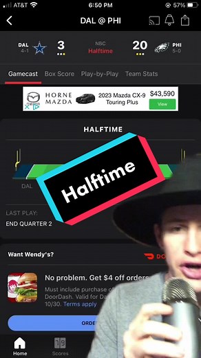 Eagles vs. Cowboys Halftime Report: Defensive Dominance and Offensive Struggles