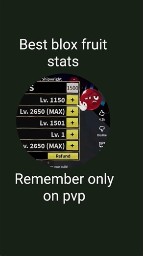 #pvp #stats #bloxfruits best blox fruit stats
