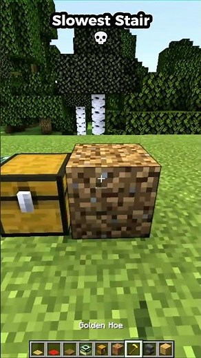 Minecraft’s SLOWEST Stairs Ever ☠#minecraft #minecraftshorts #shorts