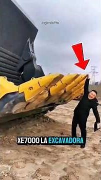 La pala hidráulica XCMG XE7000 más grande de China: excavadora minera gigante