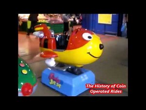 1990s RG Mitchell Coin Operated Aeroplane Kiddie Ride - Jimbo and the Jet Set