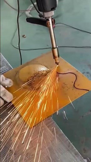 Easy Hand Tool Metal Cutting Method #MetalFabrication #HandheldTool #MechanicalWork #CuttingProcess