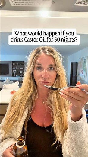 Drinking Castor Oil 🧐