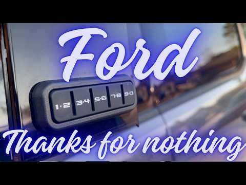 Ford was Crazy-2025 F250 Cheap keyless pad replaced with OEM