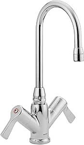 Moen 8113 Commercial M-Dura Two-Handle Laboratory Faucet 2.2 gpm, Chrome