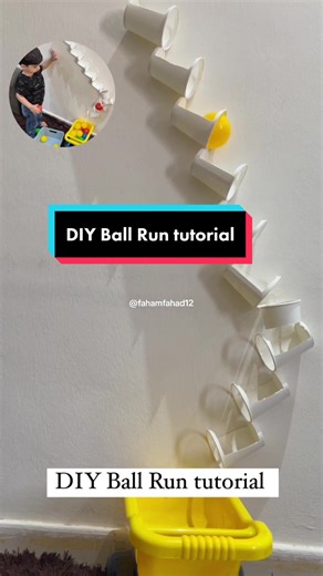DIY Ball Run Tutorial: Transforming Glass Cups into Fun Indoor Activities