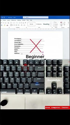 Ms Word Beginner Vs Pro ।। Beginner vs pro in Word #ytshorts #words #begginers #trending #viralshort