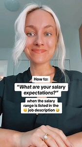 Salary Expectations ⬆️ #reels #reality #howto #interviewtips #careers #relate | Advice With Erin