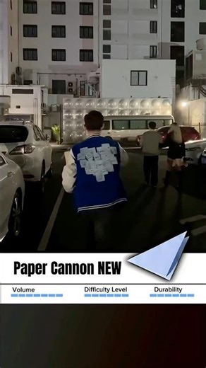 This PAPER CANNON Shocked Everyone! (DIY Explosion Test)