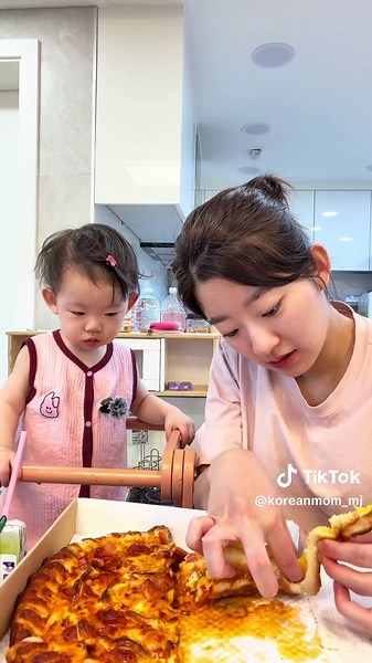 서오릉피자 불닭마요 피자와 불닭게티 먹방