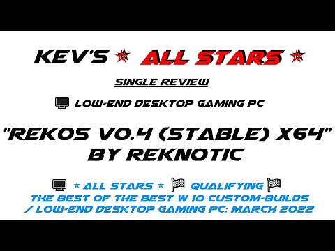 💿 RekOS v0.4 (Stable) x64 by 👷 Reknotic / Windows 10 Pro 1709 (16299.15) | ★ KEV'S REVIEWS ★