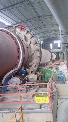 Rotary kiln working process for cement and mining