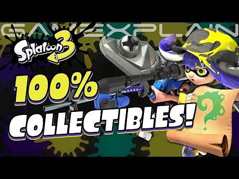 Find ALL Story Mode Collectibles in Splatoon 3 - 100% Guide (Scrolls, Card Packs, Sardinium & More!)