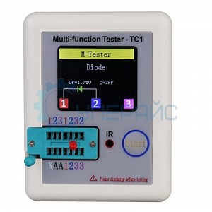 Многофункциональный измеритель Tester-TC1 (RLC, ESR, транзисторы)