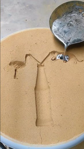 Perfect Molten Metal Pour | Satisfying Sand Casting Reveal EP - 94 #art